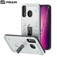 

Pinjun Wolf II Series Shockproof Air Vent Car Holder Back Cover 360 Metal Kickstand Phone Case For Samsung A30/A40/A50/A60/A70