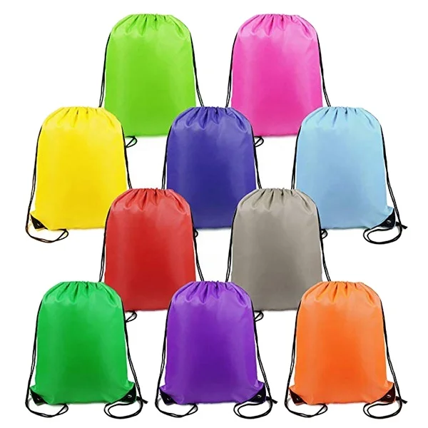

High Quality 35x40cm Polyester Custom Drawstring Backpack Bag, As you want