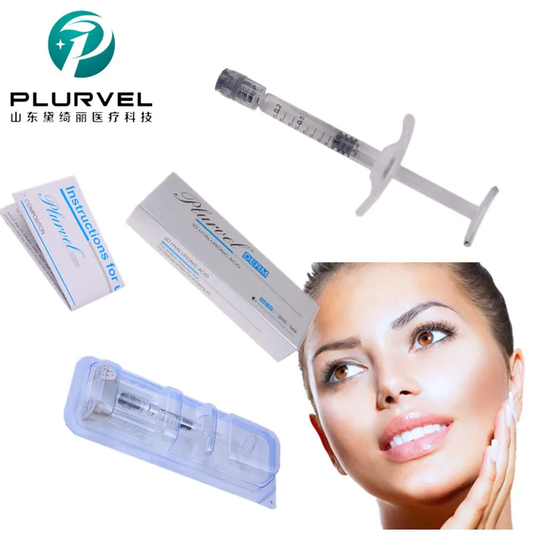 China medical supplier hyaluronic acid dermal filler for lips and face