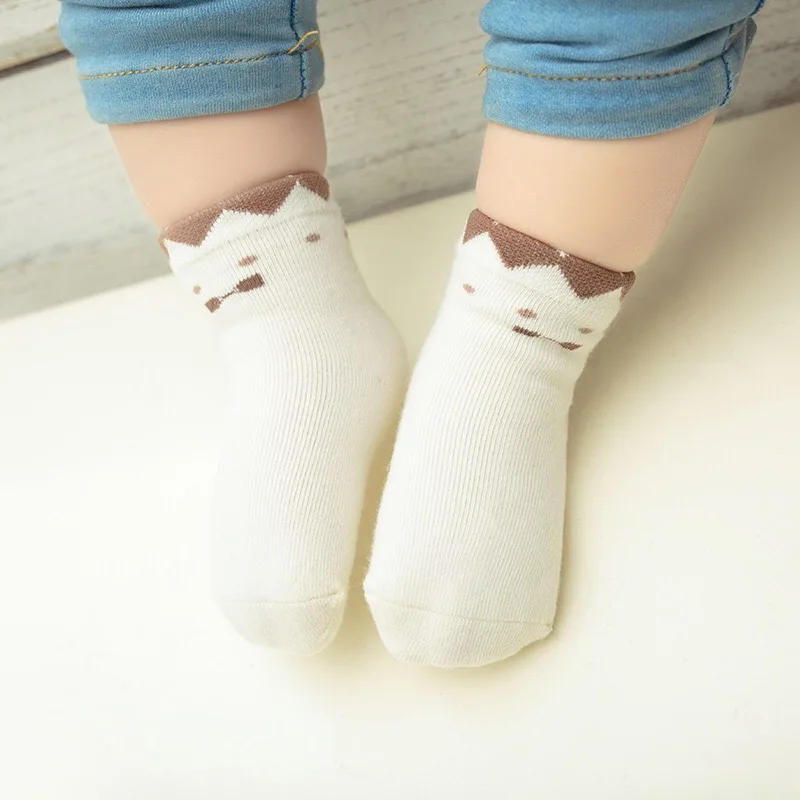 
[3 pairs] Wholesale high quality kids socks baby organic cotton socks SC067 
