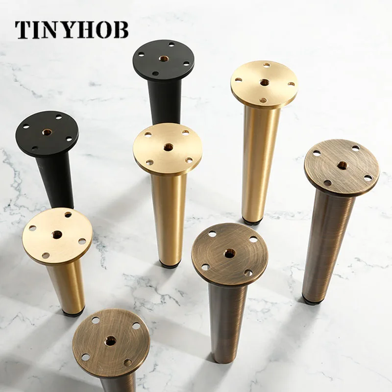

Pure brass cabinet legs bathroom cabinet metal sofa TV cabinet brass legs HD-0656, Gold