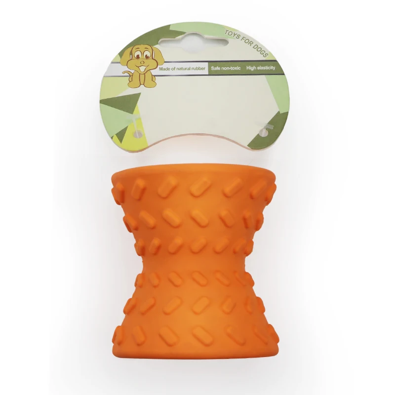 
Dumbbell Shaped Treat Dispensing Dog Toy Pet Toys Dog Teeth Clean Toy Dog Treat Puzzle 