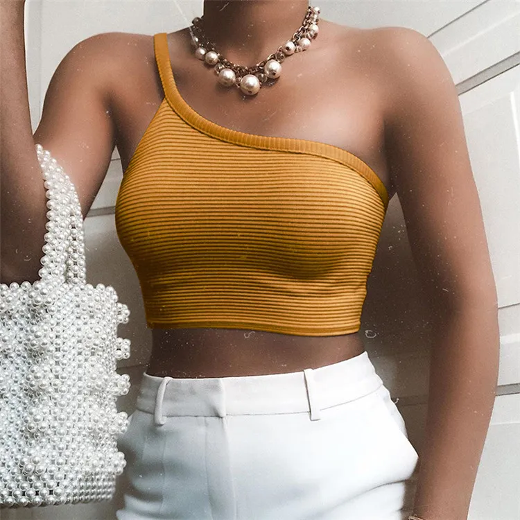 

Hot New Womens Ins Slim Sexy Irregular Crop Tank Tops