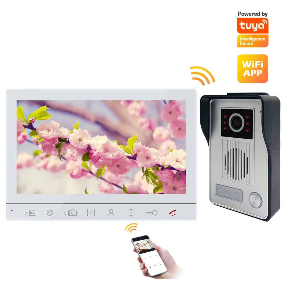 

7inch Analog wifi smartphone apartment video intercom Home Security Intercom System Wired With Motion Detection video door phone