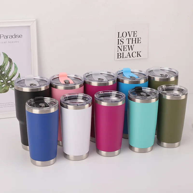 

Amazon Wholesale Custom 20/30 oz Stainless Steel Tumbler Thermos Vacuum Insulated Double Wall Tumbler, Available colors or custom colors