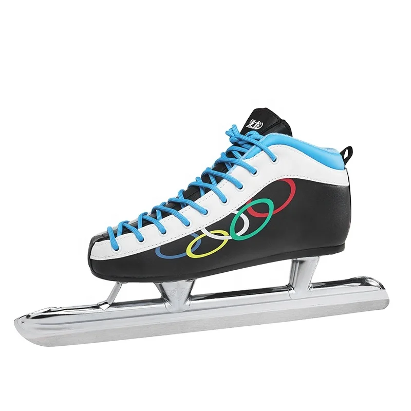 

Black Dragon speed skating skates flying wing XS1016 carbon steel blade men's and women's adult skates leather thickened