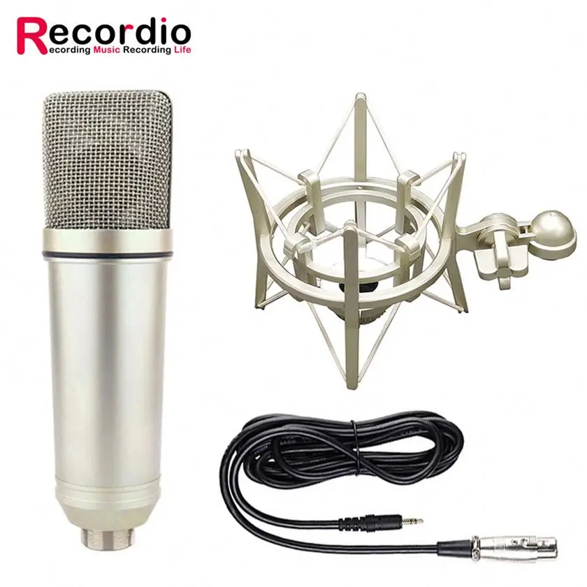 

GAM-U87 New Product Recording Condenser Microphone Set With High Quality, Champagne