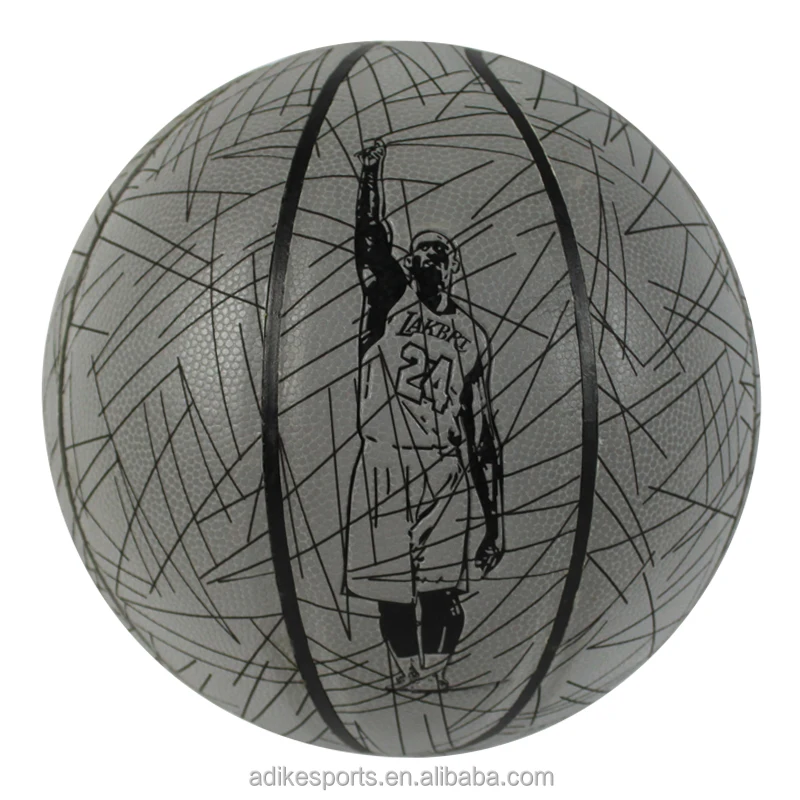 

adike baloncesto bolas de basquete basket ball holographic glowing reflective glo in the dark basketball, Custom personality color