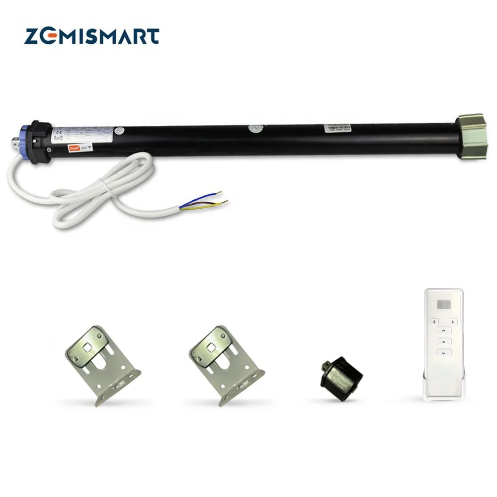 

Zemismart Zigbee 3.0 10N Roller Shade Motor for 40mm Tube Tuya Homekit Alexa Google Home Motorized Shutter Engine Blind Motors, Black