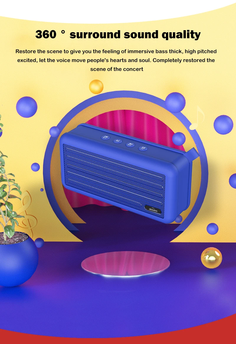 Portable Blue Tooth Speakers Professional Hifi Speaker - ANKUX Tech Co., Ltd