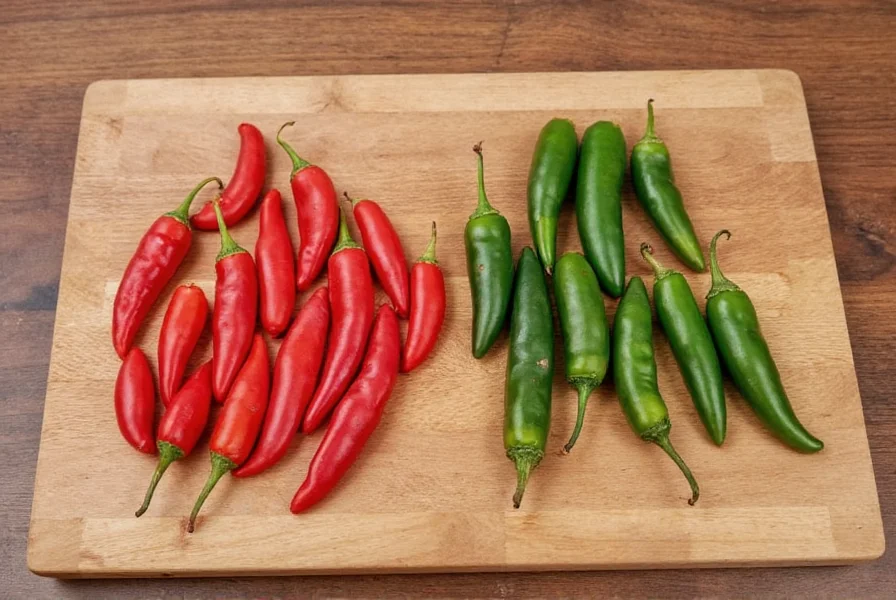 chopping serrano chili