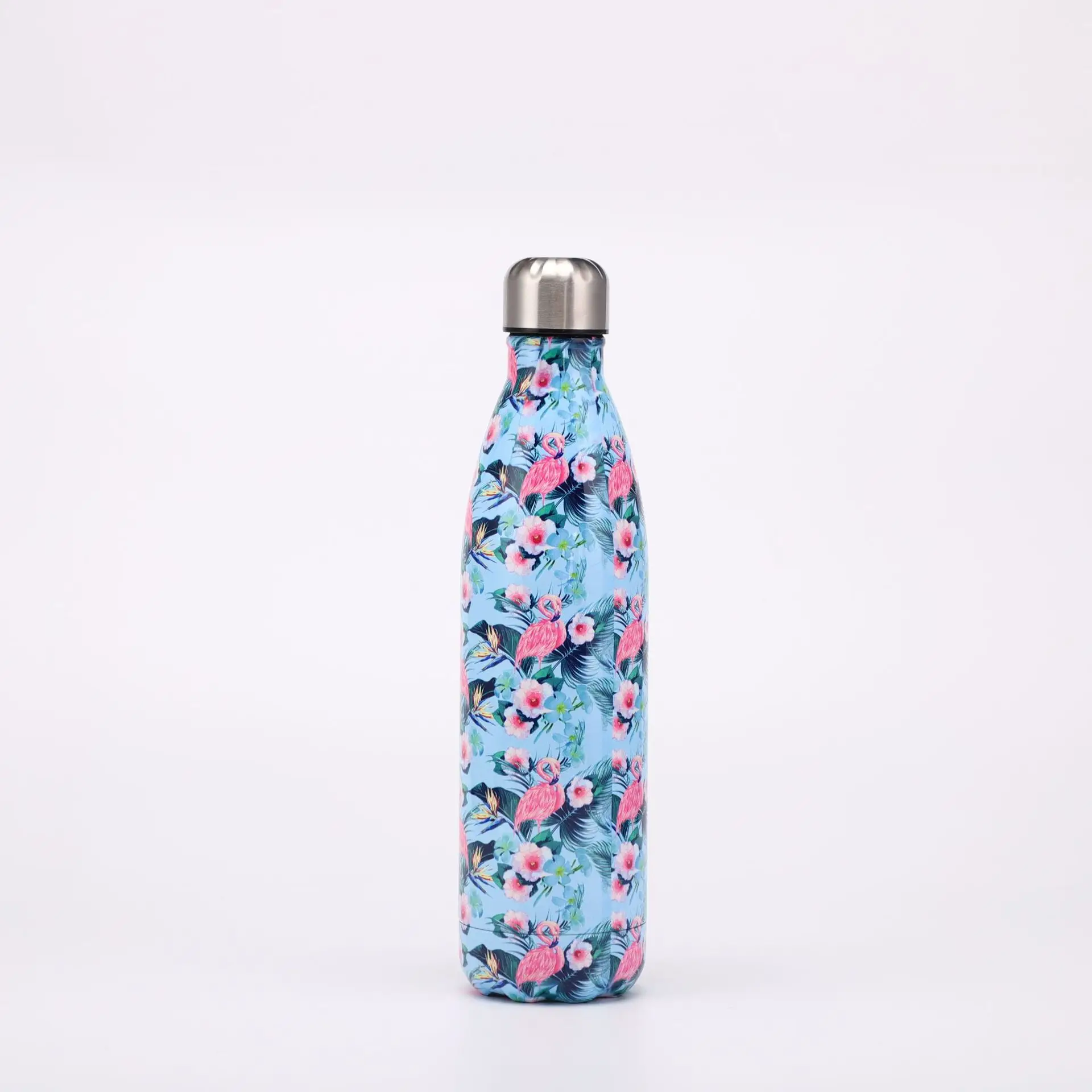 

Ready to ship transparent insulated drinking bottles stainless steel bowling bottle for friends with exquisite package, Custom