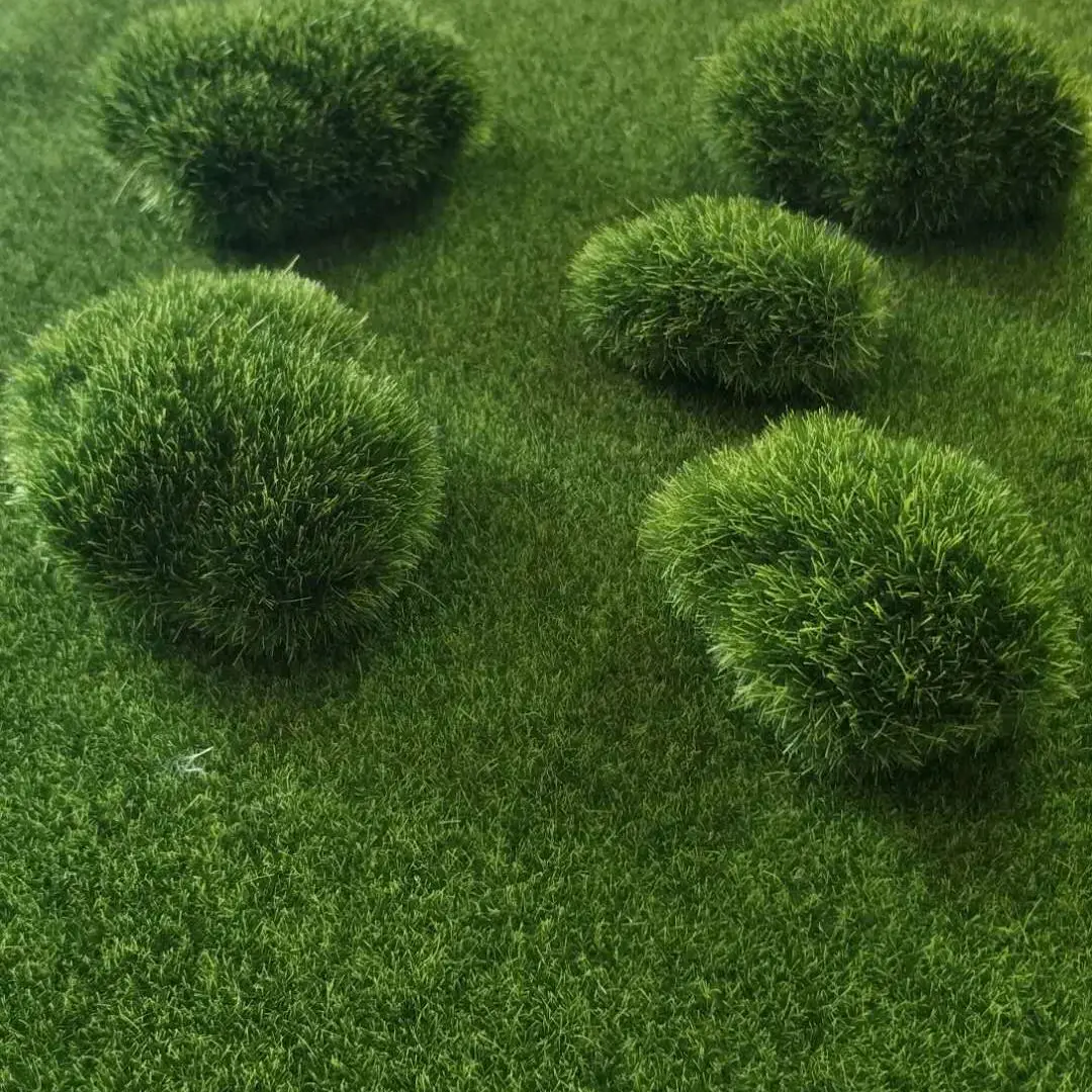 

Landscape artificial lawn grass decorative moss balls green artificial grass ball