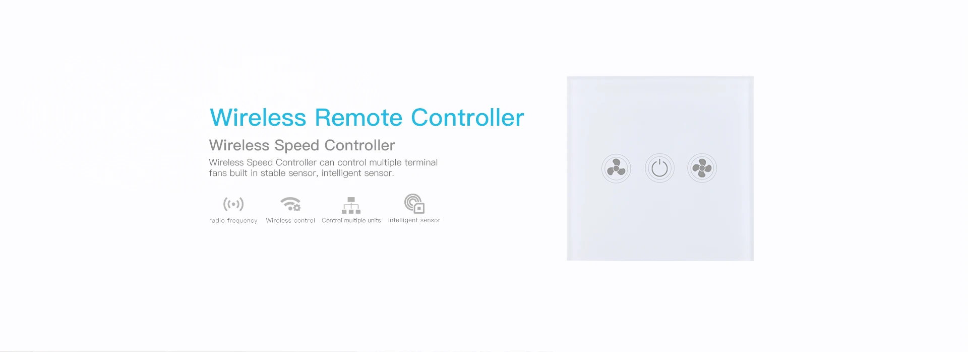 Vtronic 8'' In Exhaust Fan Wireless Remote Control Duct Fan For Indoor