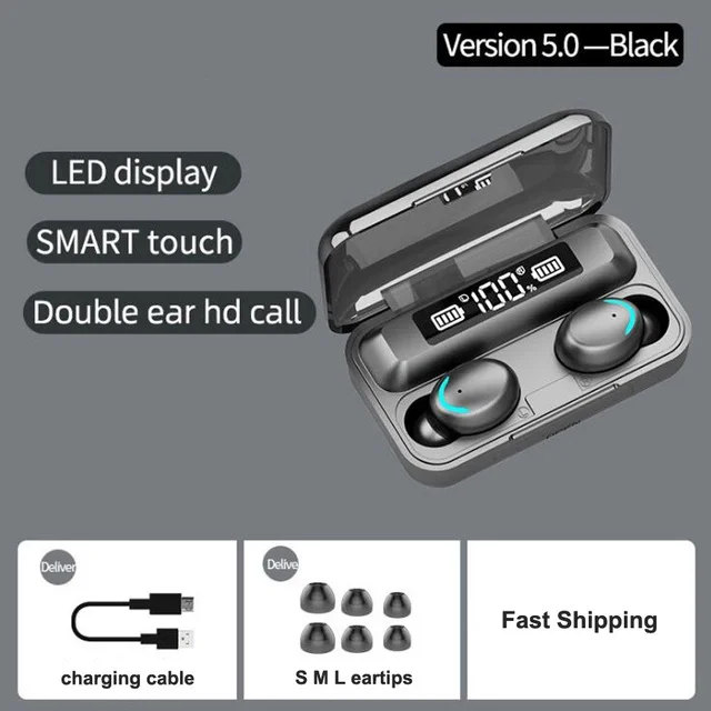 Sport Waterproof Smart Headphones F9 Wireless Earbuds - ANKUX.COM