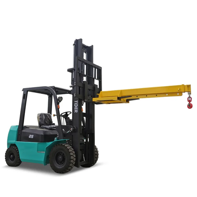 Tder 2022 New Extended Boom Forklift 2 Ton 2.5 Ton 3 Ton Forklift With