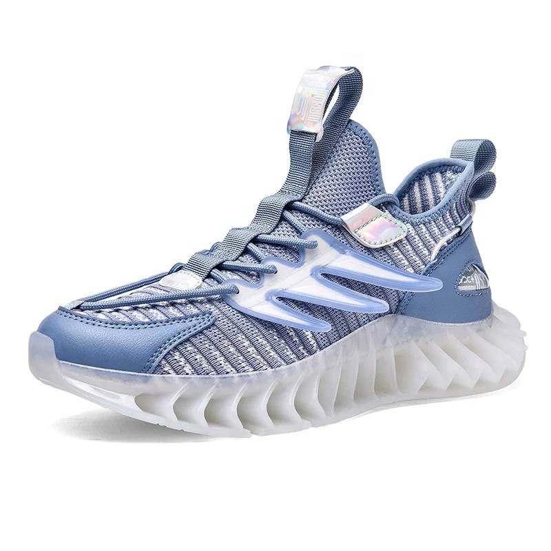 

High-Elastic Basketball Shoes Breathable Mesh Running Socks Shoes Men's Lightweight Soft-Soled Flying Knit Trendy Shoes