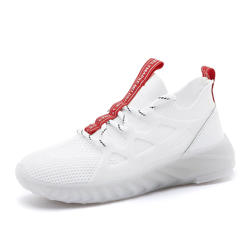 

2021 new fashion breathable women's shoes net upper shoes casual shoes sneaker Yeezy wholesale, White