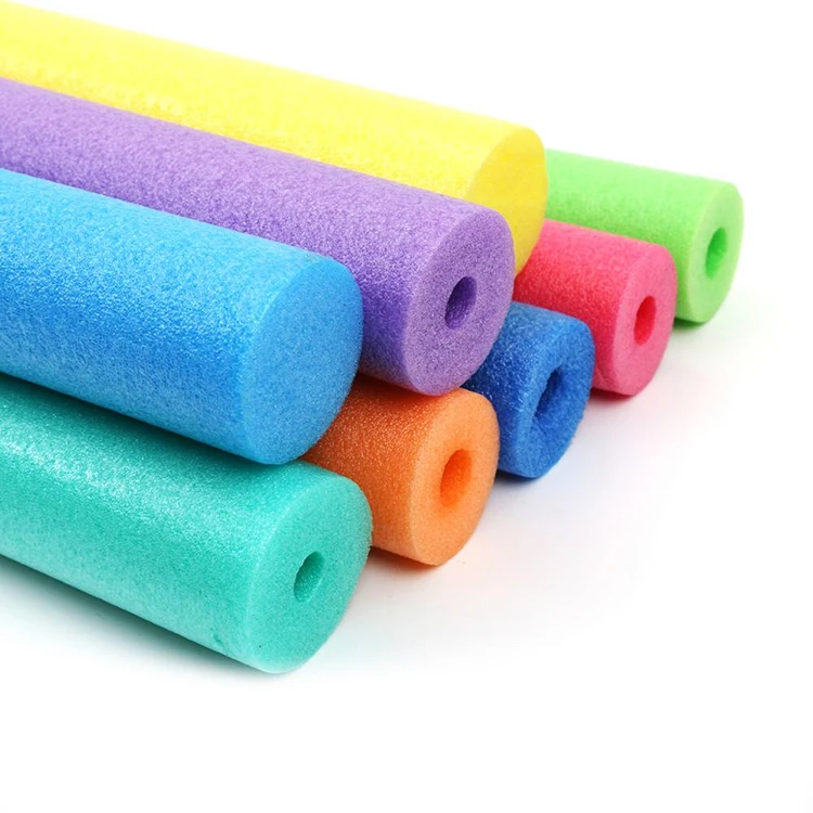 

6cm*1.5m Epe foam material for swimming pool noodles widely used in daily life epe foam pipe, Blue,pink,yellow,green,black,red,purple