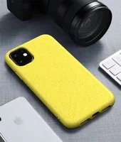 

2020 NEW Shockproof Custom Recyclable Wheat TPU Cover For Iphone 11 Pro Max Mobile Cell Phone Case