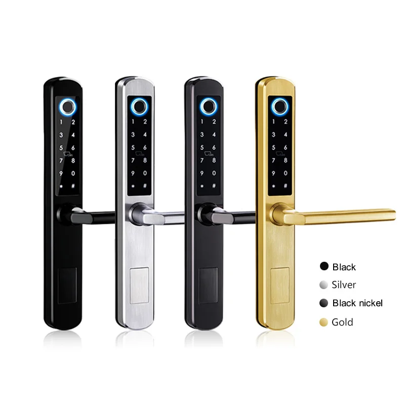 

APP BLE APP WiFi Control Smart Fingerprint Aluminum Door Lock