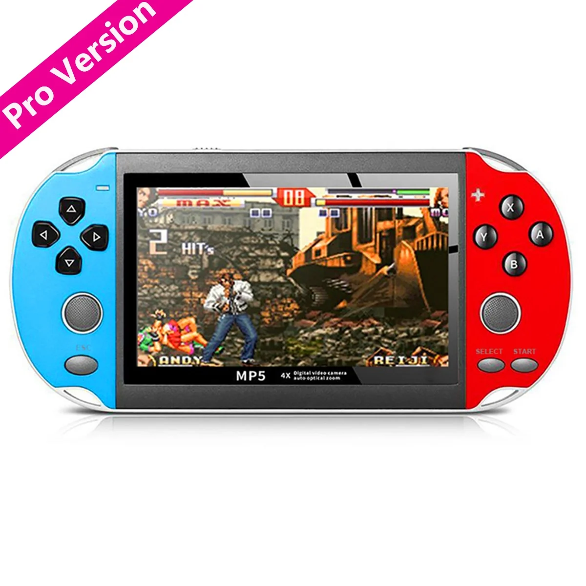

Highest Quality Multi-Functional Portable X6 X7 X9 X12 X13 X15 Handheld Game Console 64/128 Bit Games Video Game Consoles, Blue red