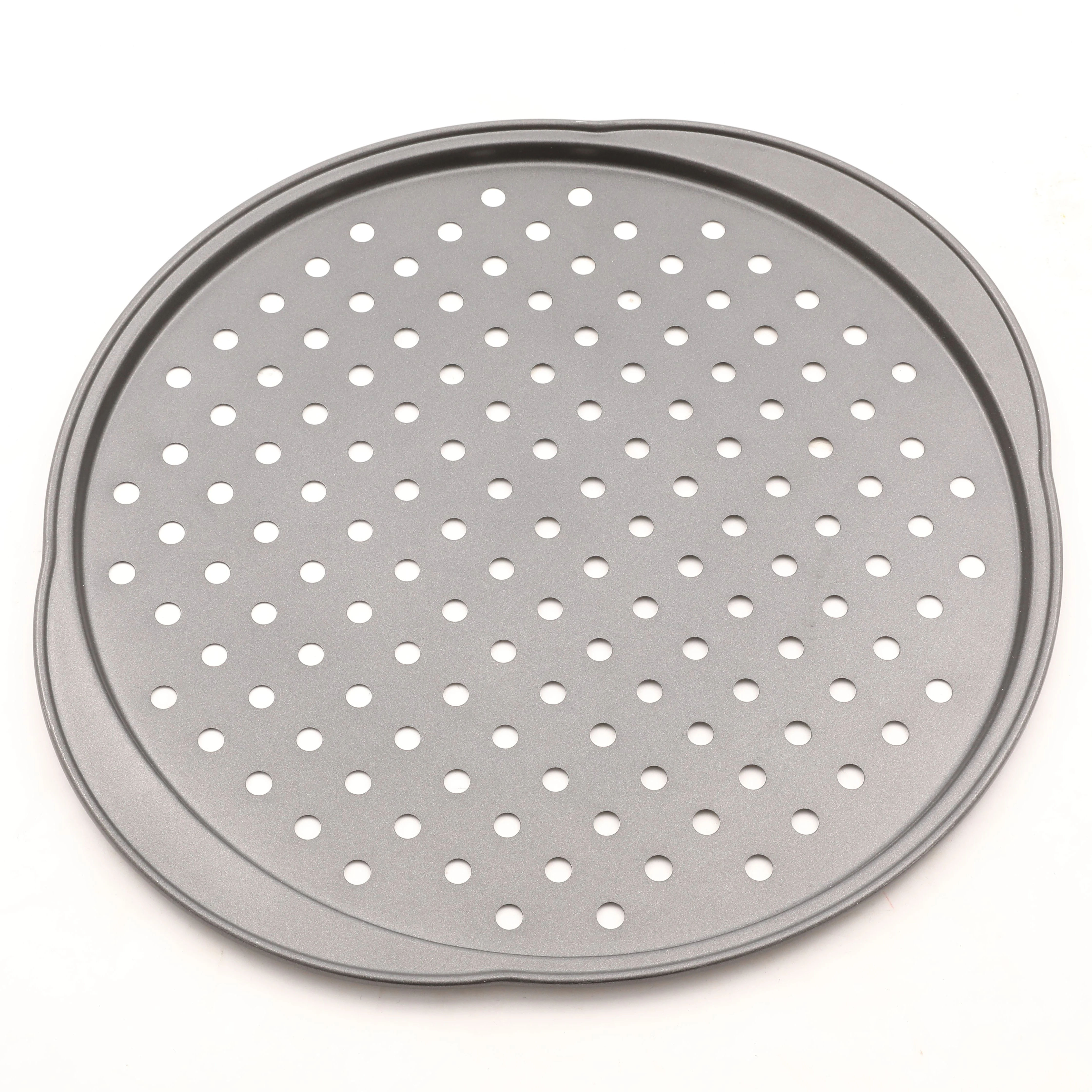 

For Net Shop 12" Non Stick With Heat-Resistant Double Handle Seasoned Steel Detroit Style Carbon Steel Pizza Pan