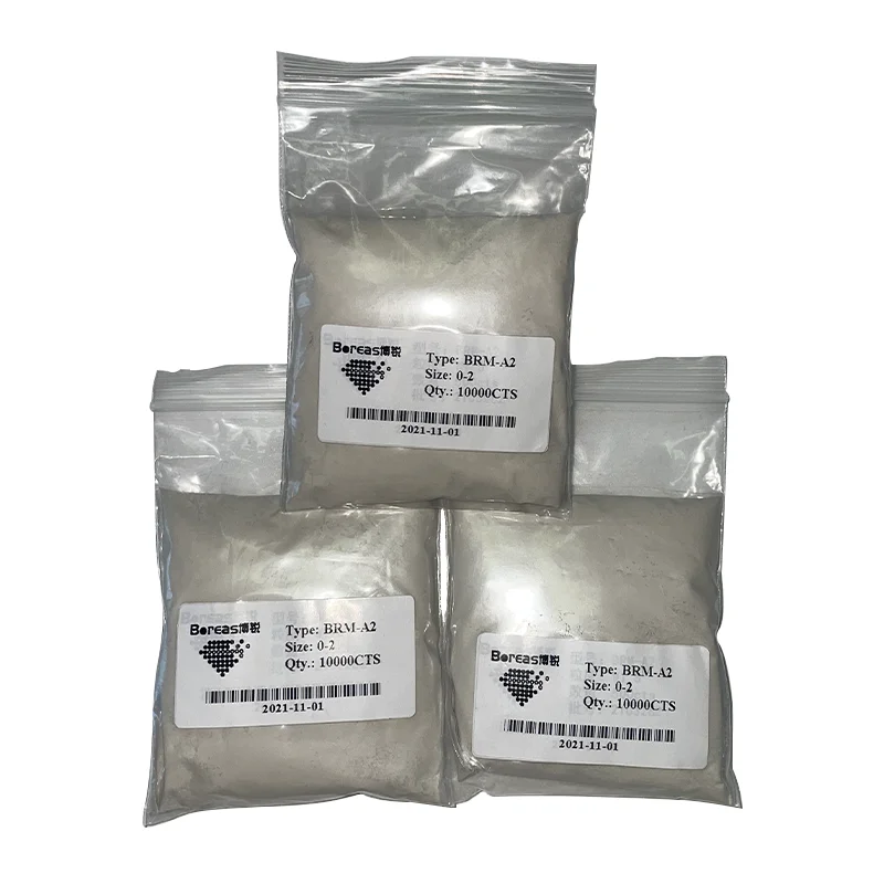 

Boreas Blocky Series Graded Make synthetic Diamond powder rvd Dust Diamond Powder For Lapping Film, Yellow brown