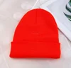 Autumn winter kids and child outdoor warm vintage single-layer vertical bar knitted ski headwear beanie hat