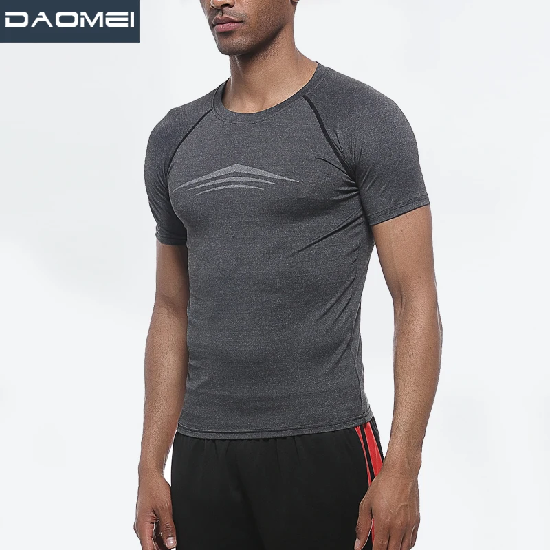 

Custom Label Sports Men Clothing Printing T-Shirt Compression Training Wear