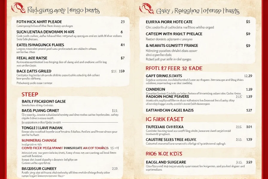 red ginger menu