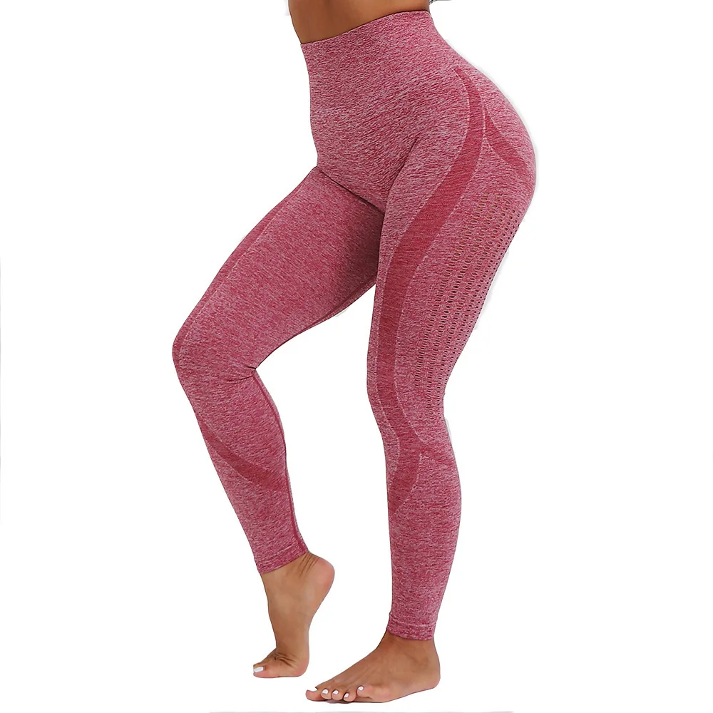 

Chicsports Wholesale Manufacturer Hot High Waisted Fitness Sweetheart Women Yoga Sports Gym Seamless Leggings, Customized colors