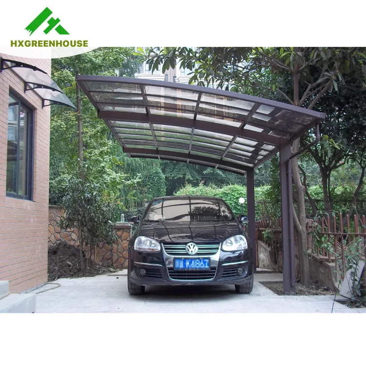 Long Span Rust Proof Aluminum Frame Solid Polycarbonate Single