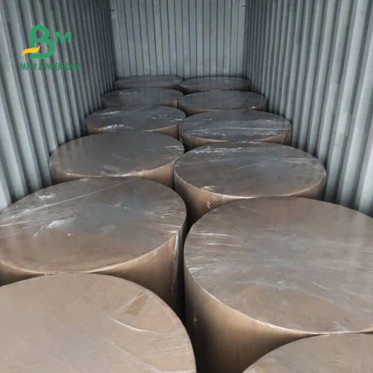 
Roll / Sheet Size Wood Pulp Natural White MG Kraft Paper For Food Wrapping 