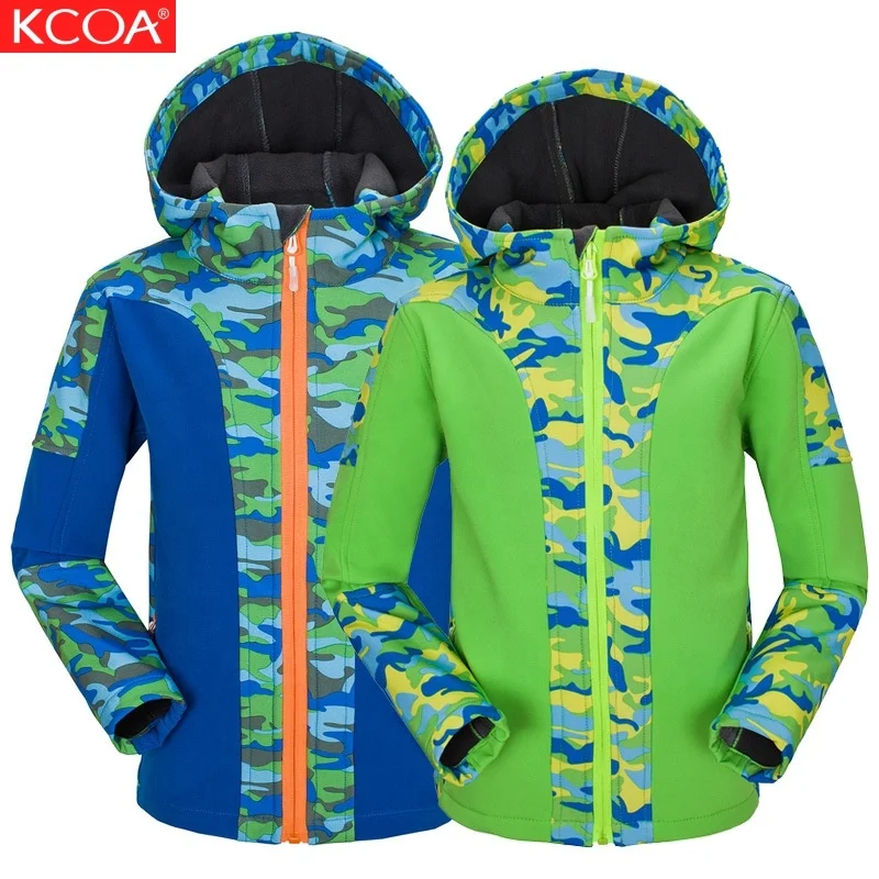 

Ready to Ship Windbreaker Soft Shell Winter Snowboard Jacket For Kids, 3 colors
