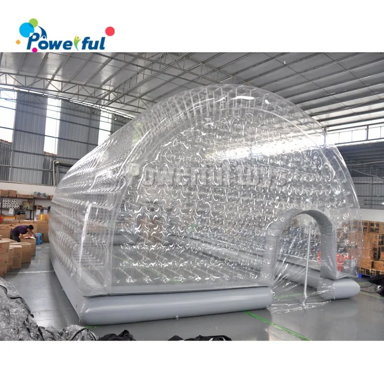 

Hot Sell Customized Transparent Swimming Pool Dome Tent Complete Clear Large Inflatable Pool Cover for Hotel or Family Gardens