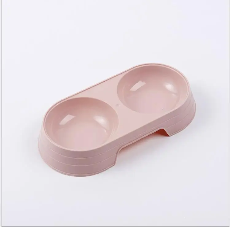 

Tcw012 Hot sale simple solid color plastic pet bowl, As photos
