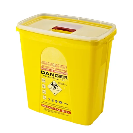 
UN3291 23L Medical Waste Bin Box Needles Sharps Disposable Container with CE Certificate 