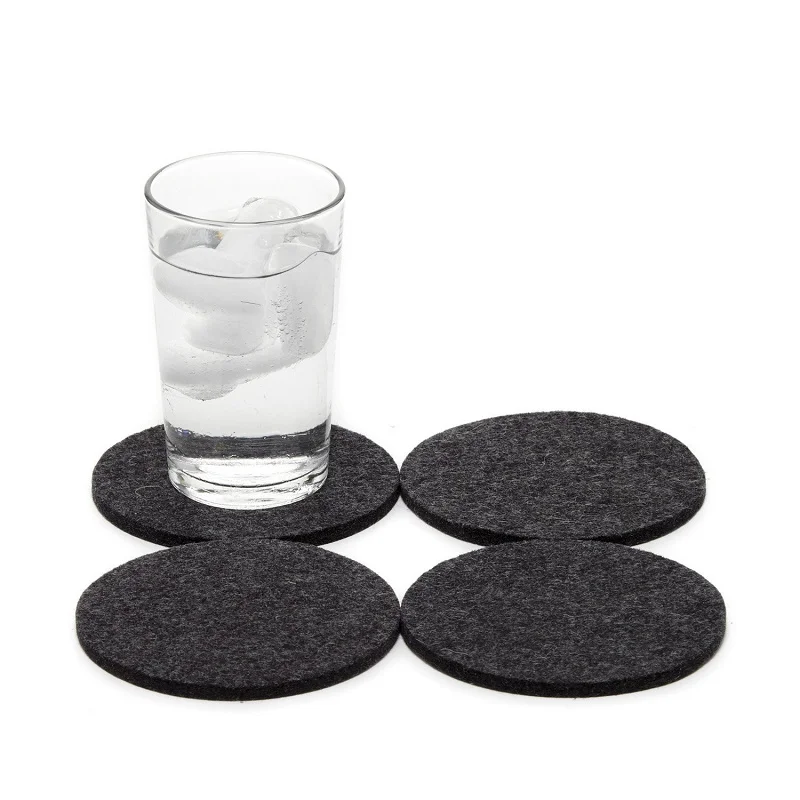 high quality absorbent felt coaster
