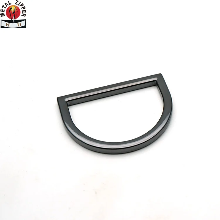 

Factory high quality d ring buckle metal hardware accessories d-ring welded for bag strap, Gold silver gun or customized