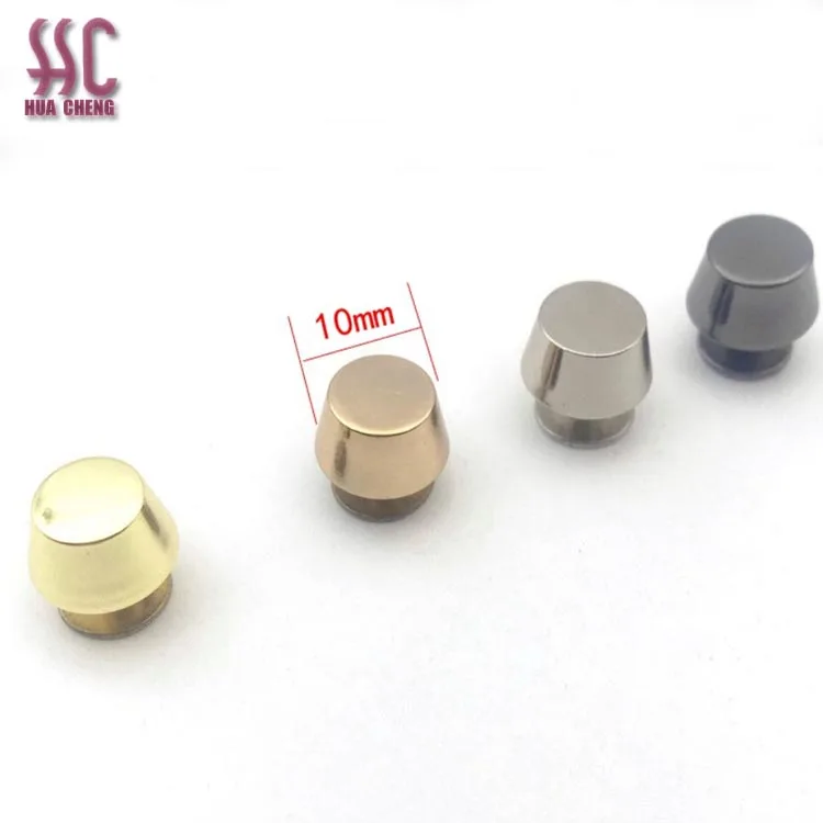 

10mm brass material high quality bag hardware accessory stud rivet for lady leather handbag