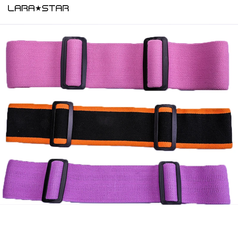 New product hip circle resistance band for legs and butt - non slip fabric resistance adjustable buckle