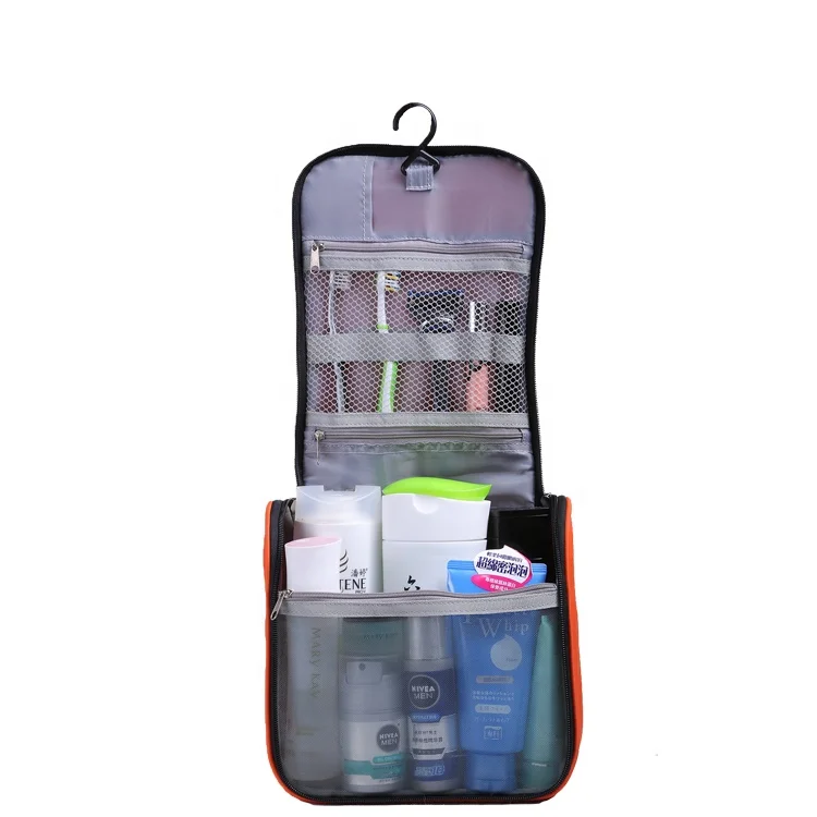

Travelsky Promotional Organizer Cosmetic Makeup Bag Hanging Travel Wash Bag Toiletry Bag for Women