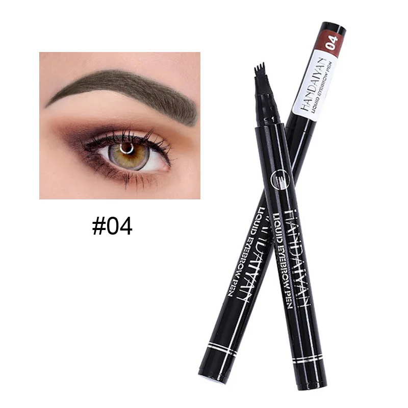 

Wholesale New Design 4-head Eyebrow Pencil Makeup Lasting Liquid Eyebrow Pen