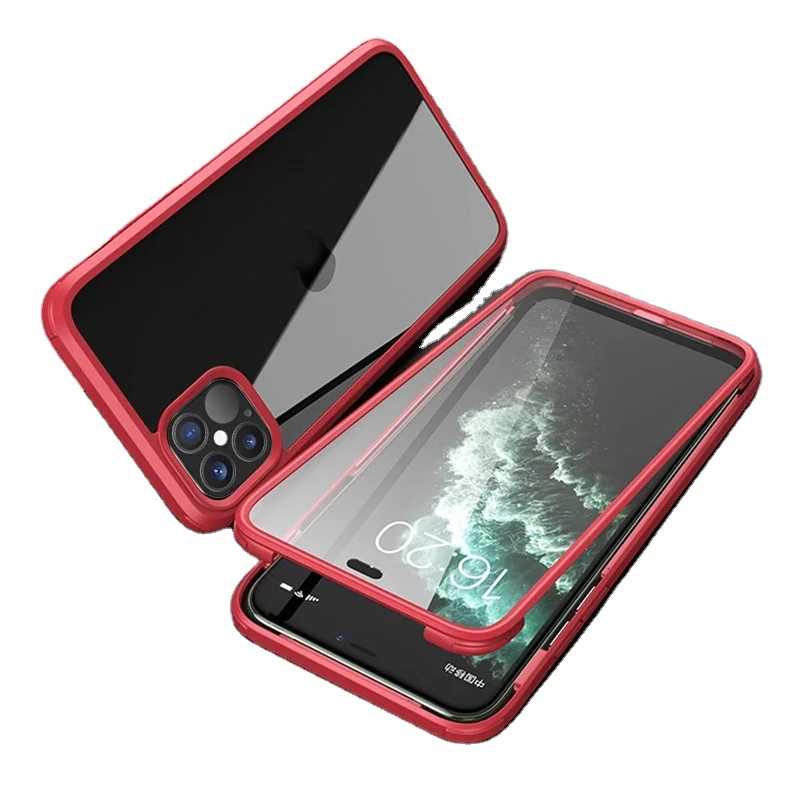 

LeYi Shockproof Soft cover phone case For iPhone 12, Black/red/green