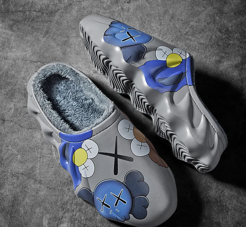 

2021 Fall Women Men Fur Slides Logo Custom Women Slipper Ladies Men Shoes Sandals, Picture