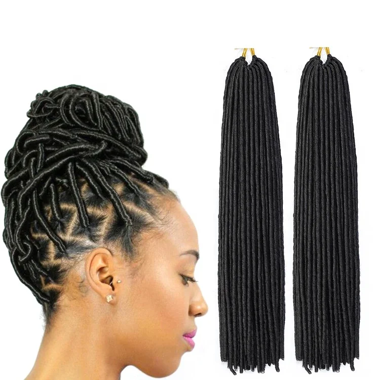 

Straight Locs Dreadlocks Bohemian Gypsy Goddess Faux Locs Tone Color Hair Attachment Crochet Extension Expression Braiding Hair, Per and ombre color more than 12 color aviable
