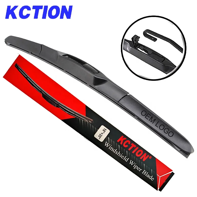 

2021 KCTION Up To Long Life Premium Exterior Accessories High Quality Hot Sell Universal U Hook Windscreen Hybrid Wiper Blade