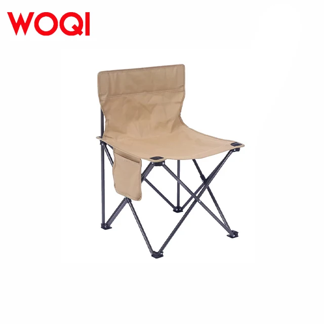WOQI Lightweight Modern Design Metal Folding Chair for Outdoor Park Garden Sports Hiking Travel Fishing Picnic Camping Use