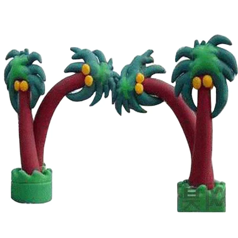 Outdoor factory supply entrance palm tree advertising inflatable arch for promotion
